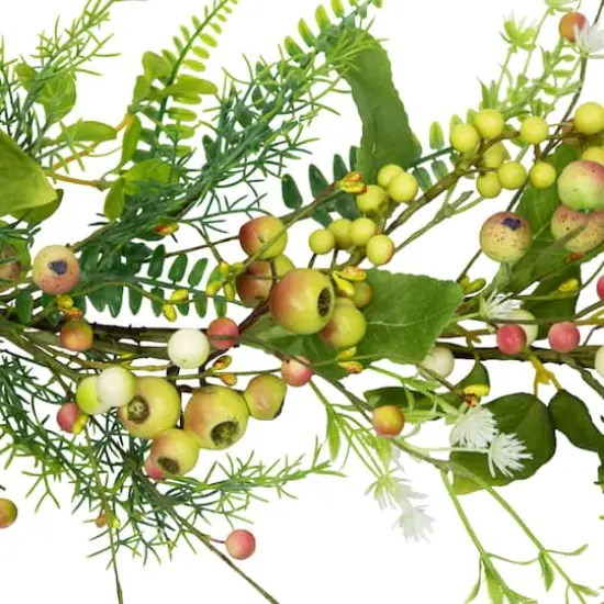 5ft. Berry & Crabapple Fern Foliage Spring Garland {5}