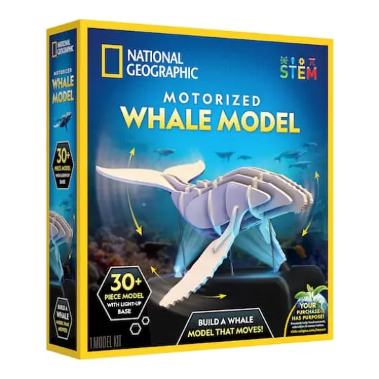 National Geographic&trade; Motorized Whale Model {1}