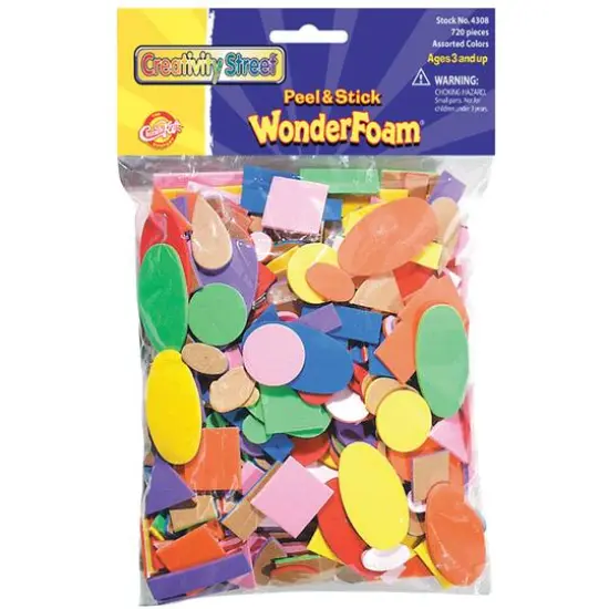 Creativity Street&reg; WonderFoam&reg; Peel & Stick Shapes, 720ct. {1}