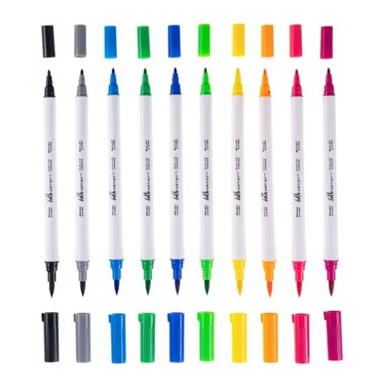 Hello, Artist!&trade; 10-Piece Dual Brush Marker Set {4}