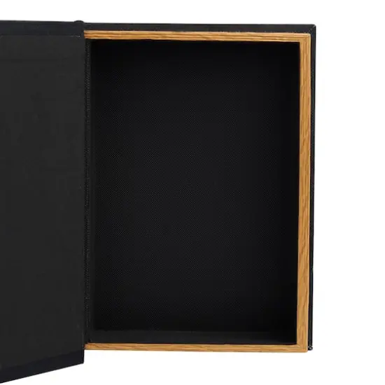 Black Oh, Happy Day Linen Storage Book Box Set {5}