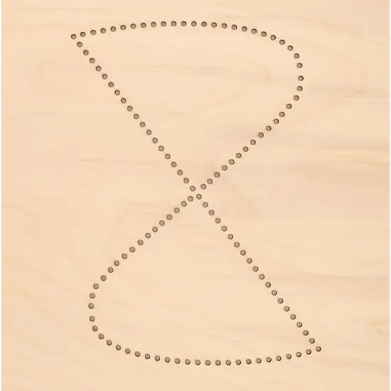 Leisure Arts&reg; Intermediate Vortex Wood Stitched String Art Panel Kit {5}