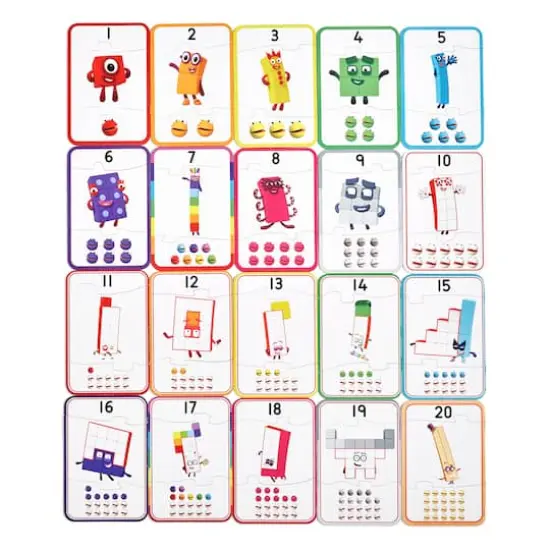 hand2mind Numberblocks&reg; Simple Cut Counting Puzzle Set {3}