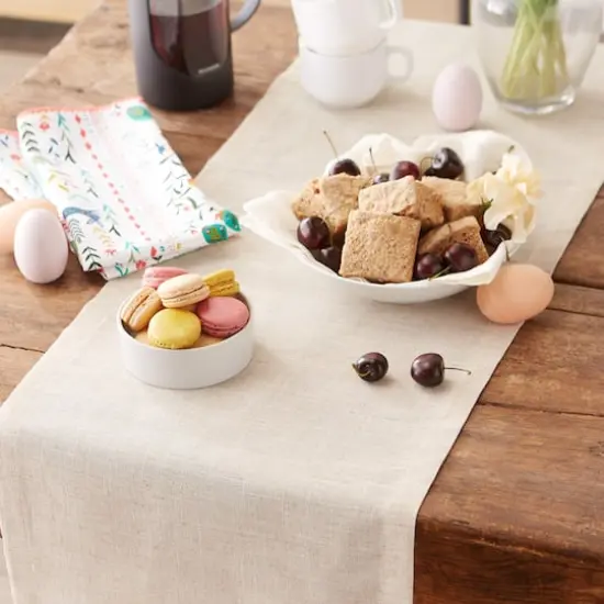 DII&reg; 70" Spring Meadow Embroidered Table Runner {5}