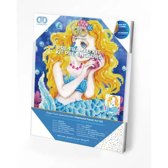 Diamond Dotz&reg; Intermediate Sound of the Sea with Frame Diamond Painting Kit {4}