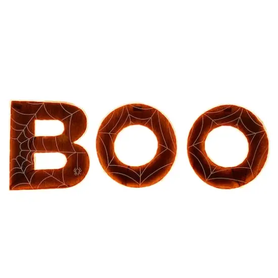 47" BOO Sign with LED Light Strips {5}