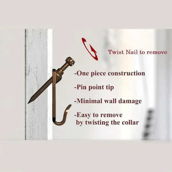 HangZ&trade; 10lb-100lb. Gallery Picture Hooks Value Pack {5}