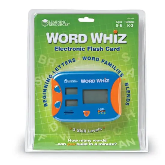Learning Resources Word Whiz Electronic Flash Card {3}
