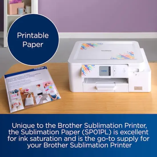 Brother 8.5" x 11" Sublimation Paper, 100 Sheets {3}