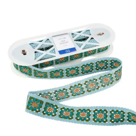 1.5" Crochet Panel Trim by Celebrate It&reg; Blue {3}