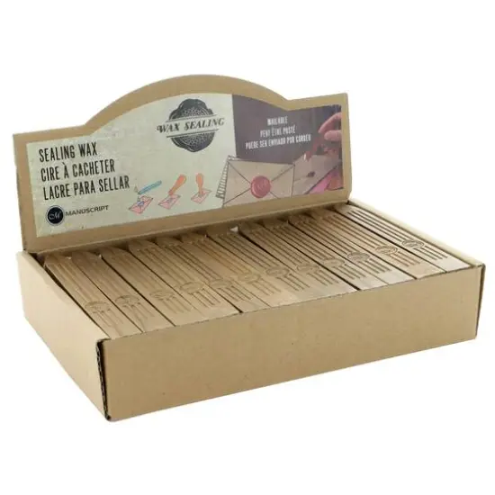 Manuscript Wax Sealing Wax Sticks with Wicks, 36ct. Gold {1}