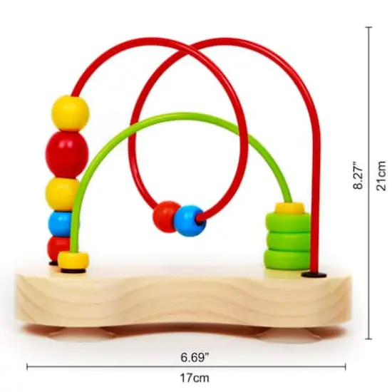 Hape Double Bubble Wooden Bead Maze {3}
