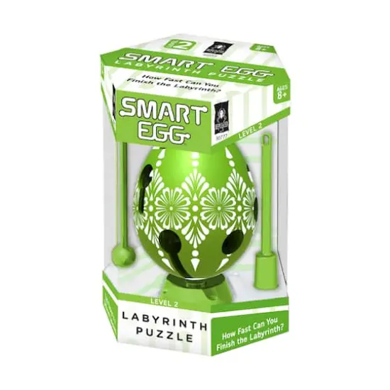 Smart Egg&reg; Green Labyrinth Puzzle {1}