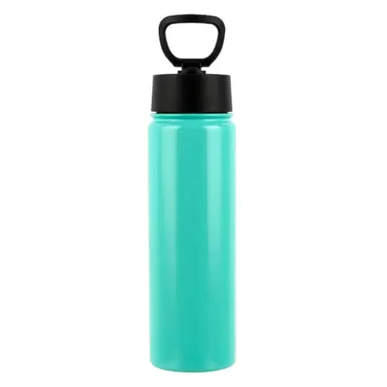 22oz. Stainless Steel Sublimation Water Bottle with Travel Lid by Make Market&reg; Mint Green {1}