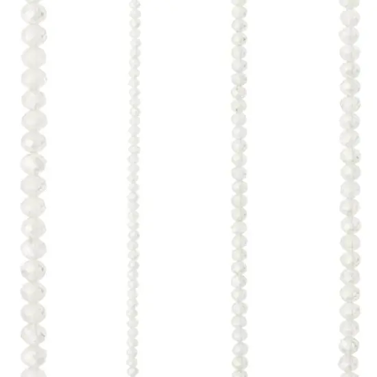 Clear Faceted Glass Rondelle Beads by Bead Landing&trade; {1}