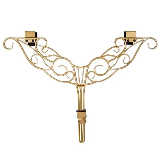 Village Lighting Adjustable Antler Wreath Hanger Gold {4}