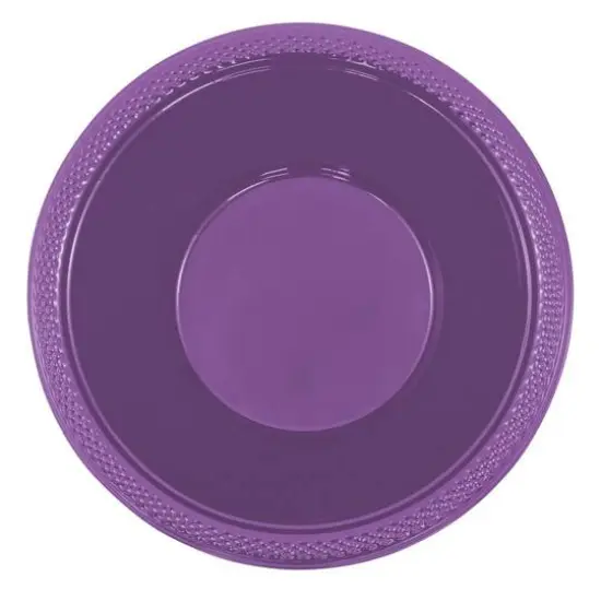 JAM Paper 7" Plastic Bowls, 20ct. Purple {3}