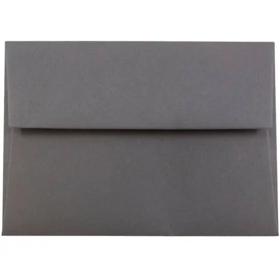 JAM Paper A1 Premium Invitation Envelopes, 50ct. Dark Gray {1}