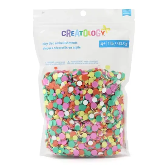 1lb. Confetti Clay Disc Embellishments by Creatology&trade; {4}