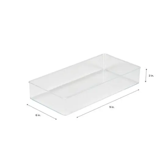 Simplify Medium Rectangular Clear Drawer Organizer {7}