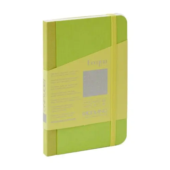Fabriano&reg; Ecoqua Plus Dotted Fabric-Bound Notebook Lime {1}