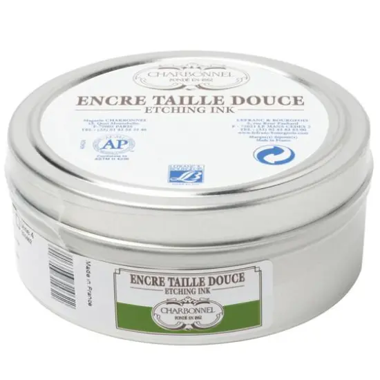 Charbonnel Etching Ink, 200mL Medium Green {1}