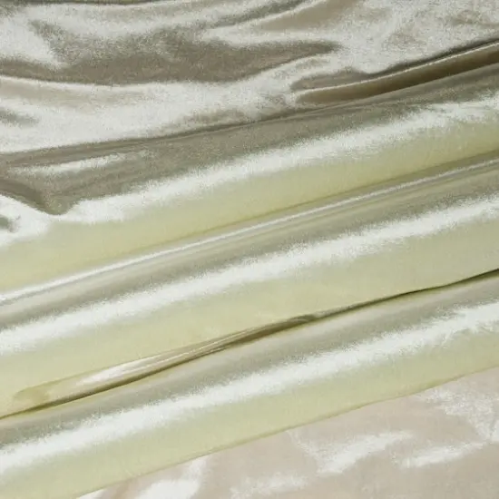 Feldman Velour Polyester Fabric Cream {1}