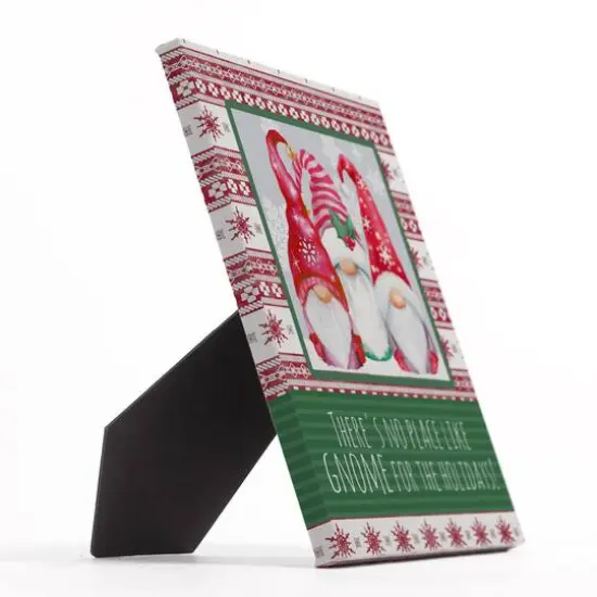 No Place Like Gnome 8x10 Tabletop Canvas {3}