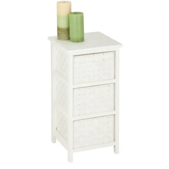 Honey Can Do 25" Small White Storage Cabinet {4}