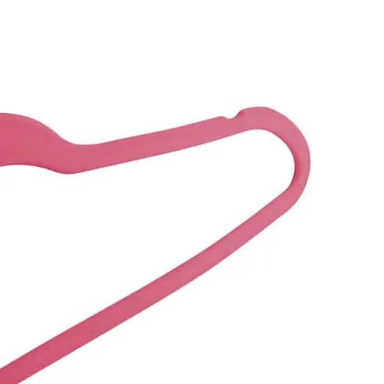Honey Can Do Pink Slim-Profile Non-Slip Velvet Hangers, 25ct. {9}