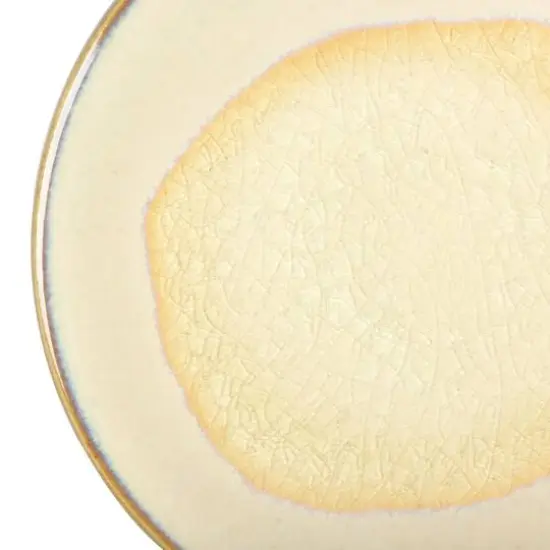 Hello Honey&reg; Reactive Glaze Stoneware Coasters Set White {3}