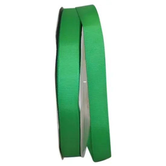 JAM Paper 7/8" x 100yd. Grosgrain Ribbon Emerald {1}