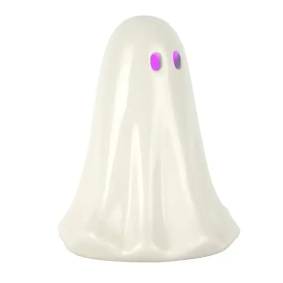 5.5" Light Up Ceramic Ghost Tabletop D&eacute;cor by Ashland&reg; {6}