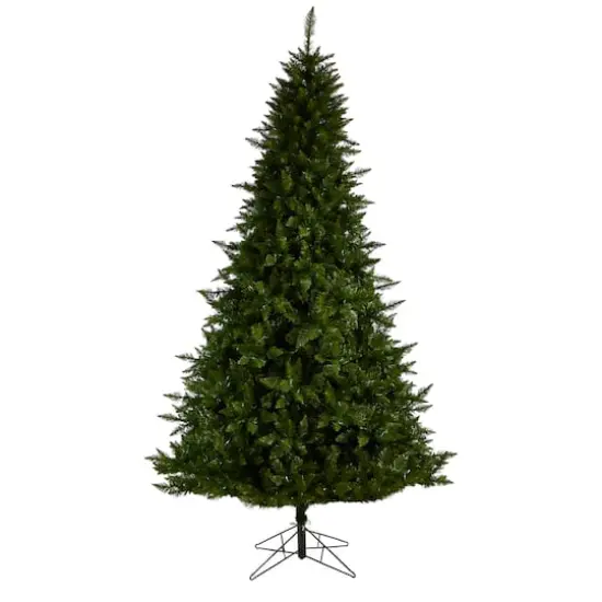 9ft. Pre-Lit Vermont Spruce Artificial Christmas Tree, Color Changing LED Lights {4}
