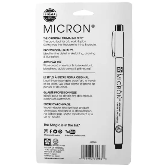 Pigma&reg; Micron&trade; 05 Fine Line Pen 6 Color Set {3}