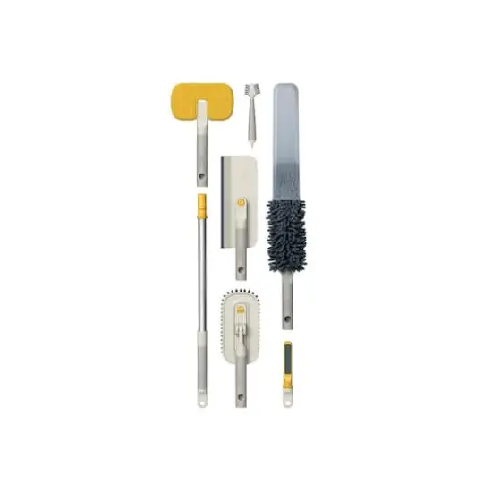 Joseph Joseph CleanTech 6-piece Deep Cleaning Set with Extension Pole {1}