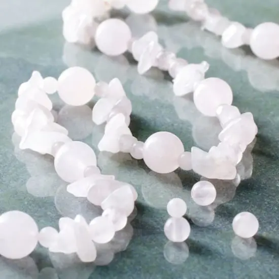 Rose Quartz Semi-Precious Beads Value Pack by Bead Landing&trade; {3}