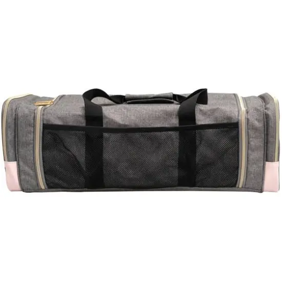 We R Memory Keepers&reg; Pink & Gray Crafter's Machine Tote {8}