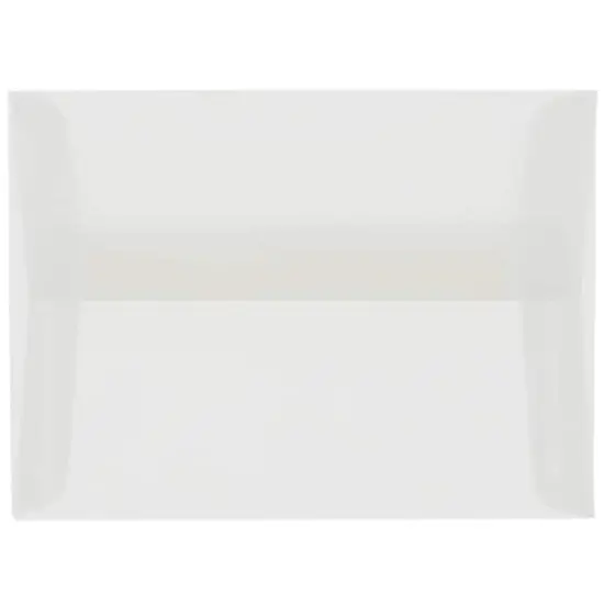 JAM Paper A10 Translucent Vellum Invitation Envelopes, 25ct. Clear {1}