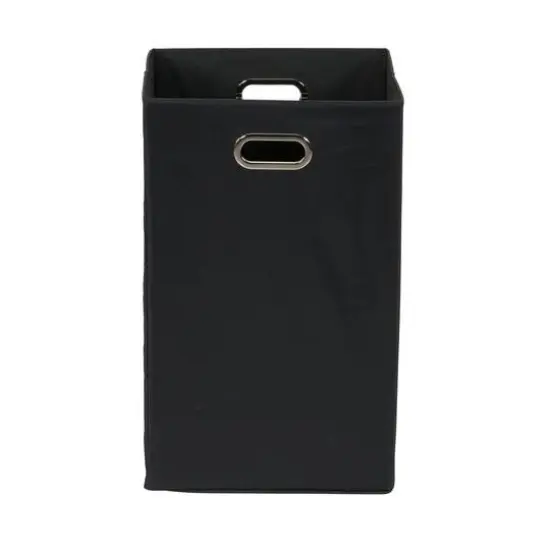 Household Essentials 23" Folding Laundry Hamper Black {5}