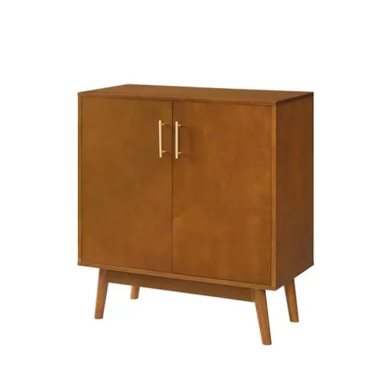Walker Edison Acorn Mid-Century Modern Accent Cabinet {1}