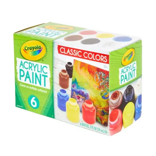Crayola&reg; Acrylic Paint, 6ct. {8}