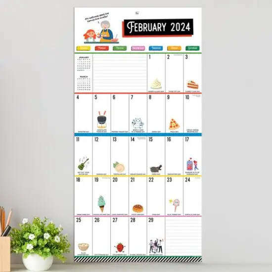 TF Publishing 2024 Every Day's A Holiday Wall Calendar {5}