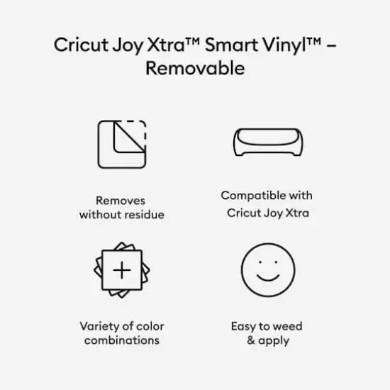Cricuit Joy Xtra&trade; Removable Smart Vinyl&trade; Black {4}