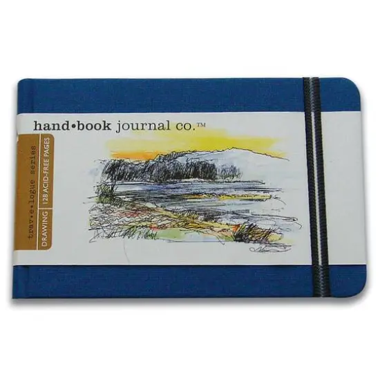 Global Art Travelogue Ultramarine Blue Drawing Journal {1}