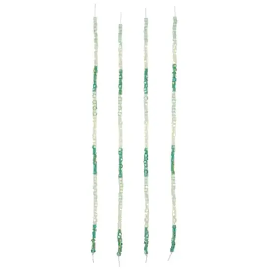 Green Ombre Faceted Glass Cube Beads, 2mm by Bead Landing&trade; {4}