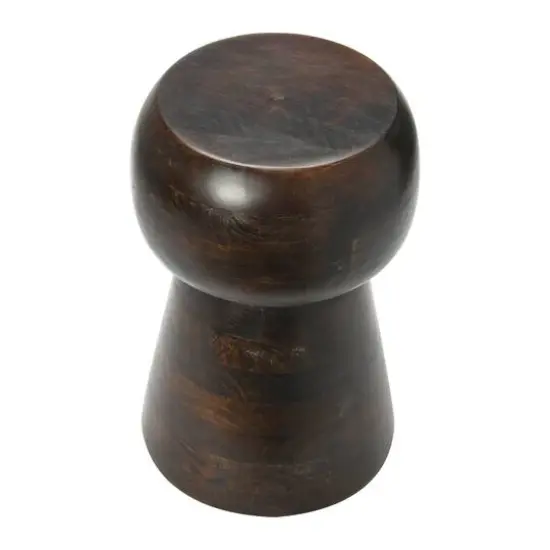 Hello Honey&reg; Cuvee Modern Boho Solid Wood End Table Black Walnut {7}