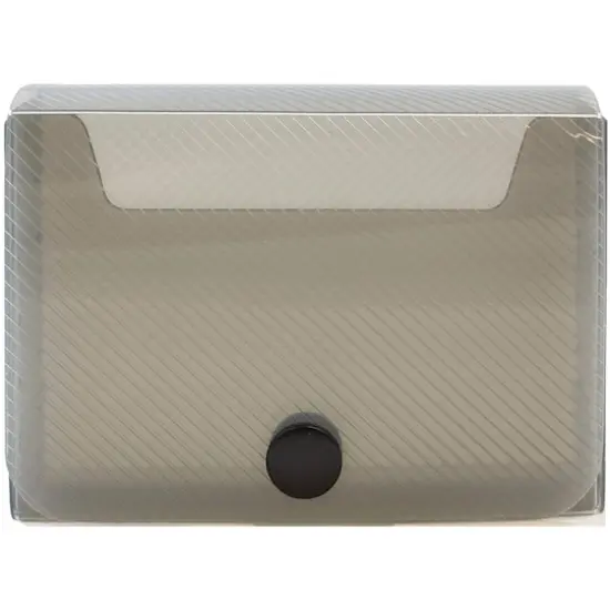 JAM Paper Smoke Plastic Business Card Holder Case {1}