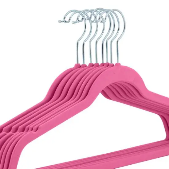 Laura Ashley Kids Velvet Hangers, 25ct. Pink {7}