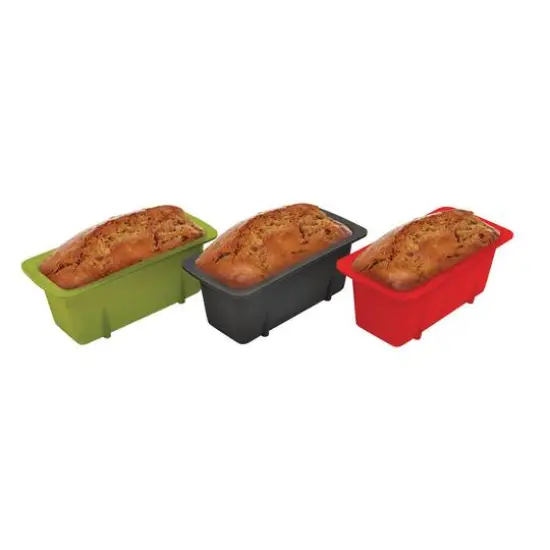 Starfrit Silicone Mini Loaf Pan Set, 3ct. {8}